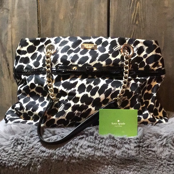 kate spade Handbags - ♠️ Kate spade Animal Print Shoulder Handbag